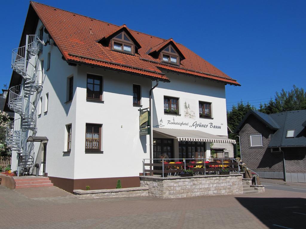 Rennsteighotel Gruener Baum Schmiedefeld am Rennsteig Exterior foto